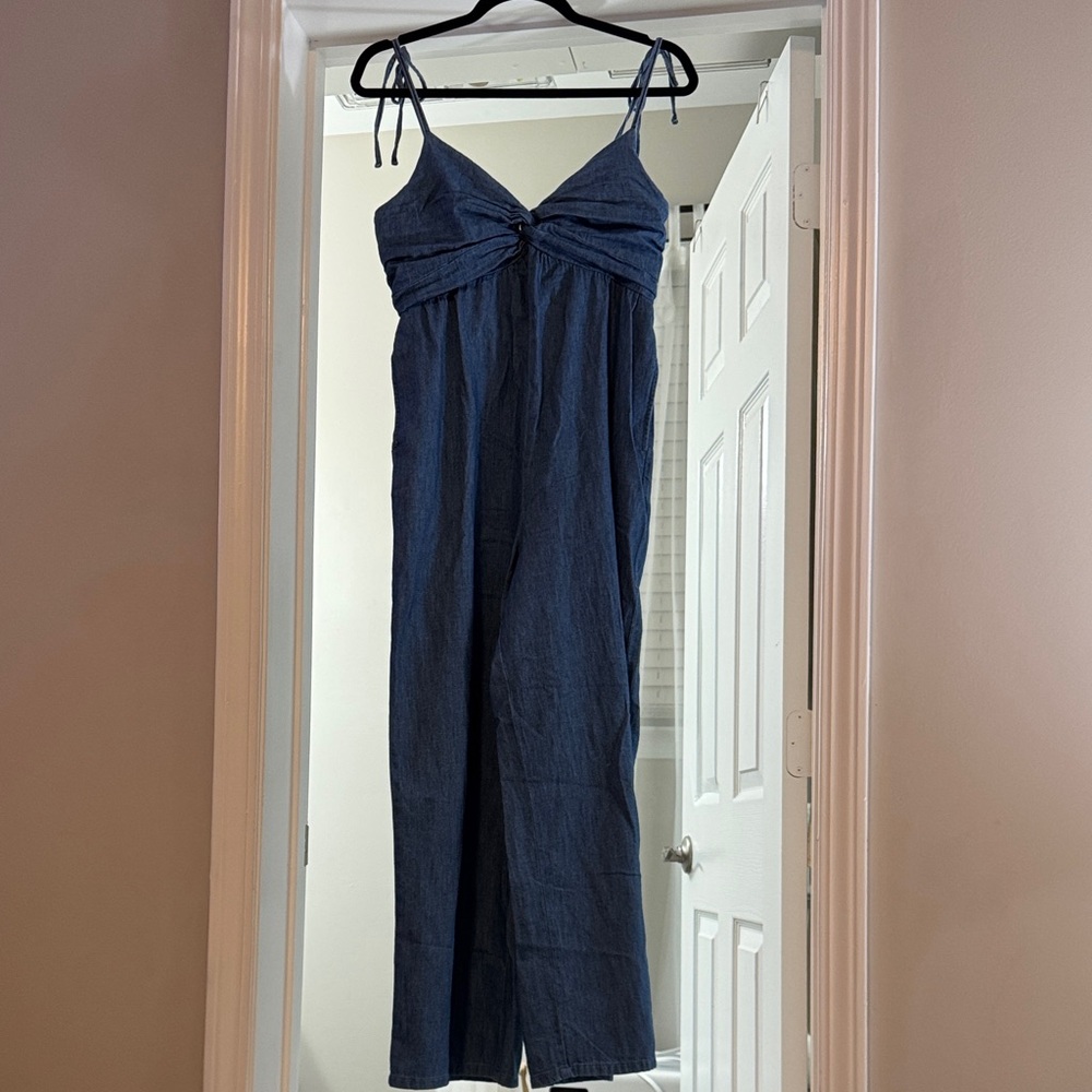 Old Navy Denim Blue Jumpsuit
